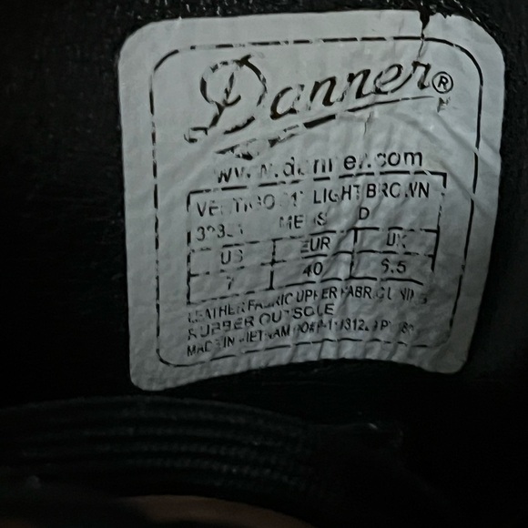 Danner Vertigo Gore-Tex Vibram Hiking Sneakers Sz 7 - Picture 12 of 13